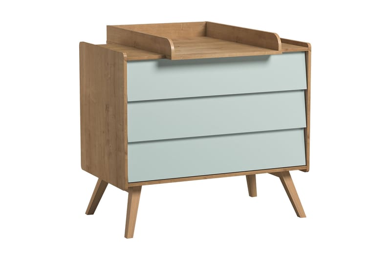 Kommode Vintage Tre / Natur / Grønn - VOX - Oppbevaring - Oppbevaringsmøbler - Kommode