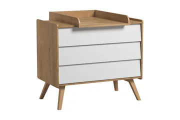 Kommode Vintage Tre / Natur / Hvit - VOX - Oppbevaring - Oppbevaringsmøbler - Kommode