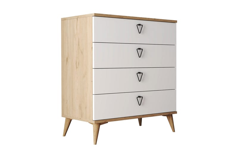 Kommode Zakkum 80x90,8 cm - Brun - Oppbevaring - Oppbevaringsmøbler - Kommode