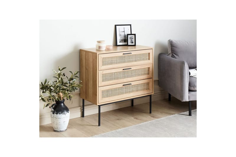 Kommode Pasco med 3 skuffer - Oppbevaring - Oppbevaringsmøbler - Kommode