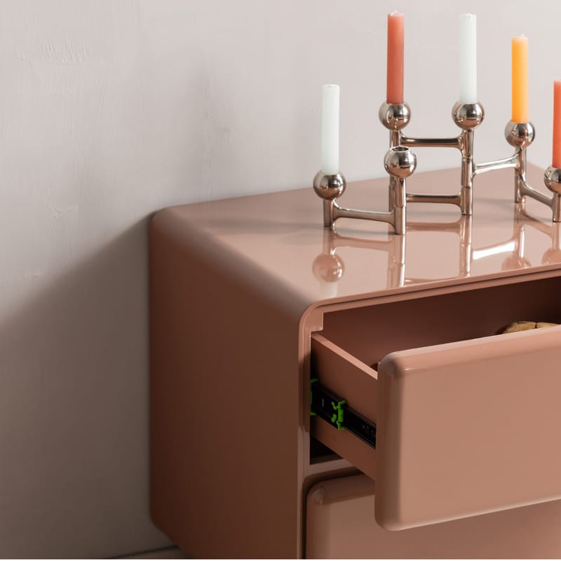 Kommode/Nattbord Lustra 57 cm - Gammelrosa - Oppbevaring - Oppbevaringsmøbler - Kommode