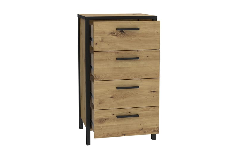 Koufalia Kommode 40x51 cm - Brun/Svart - Oppbevaring - Oppbevaringsmøbler - Kommode