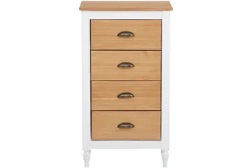 Lenham Kommode 45x35 cm 4 Skuffer - Hvit - Oppbevaring - Oppbevaringsmøbler - Kommode