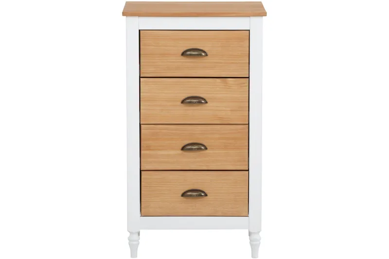 Lenham Kommode 45x35 cm 4 Skuffer, Hvit