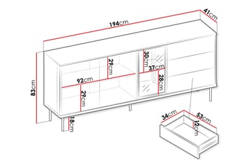 Levisa Agency - Cashmere - Oppbevaring - Oppbevaringsmøbler - Kommode