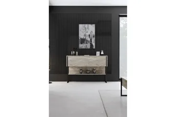 Luxe Kommode 120 cm - Beige/Svart - Oppbevaring - Oppbevaringsmøbler - Kommode