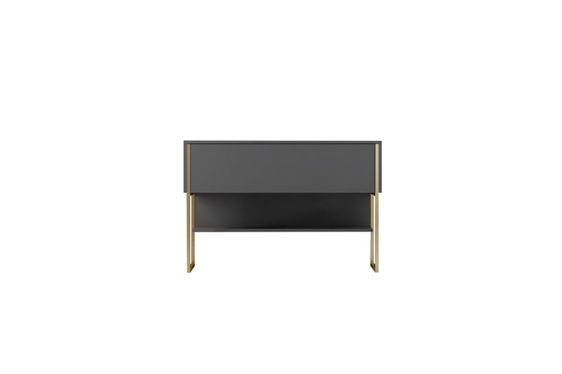 Luxe Kommode 120 cm - Gull/Antrasitt - Oppbevaring - Oppbevaringsmøbler - Kommode