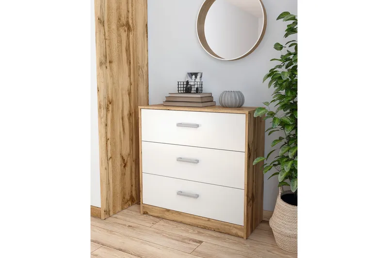 Matos Kommode - Tre/Natur/Hvit - Oppbevaring - Oppbevaringsmøbler - Kommode