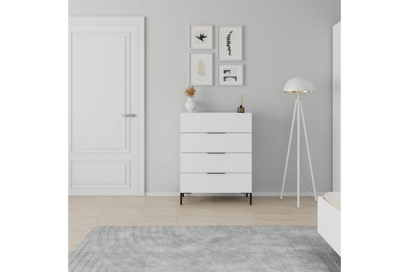 Matul Kommode 80 cm - Hvit - Oppbevaring - Oppbevaringsmøbler - Kommode