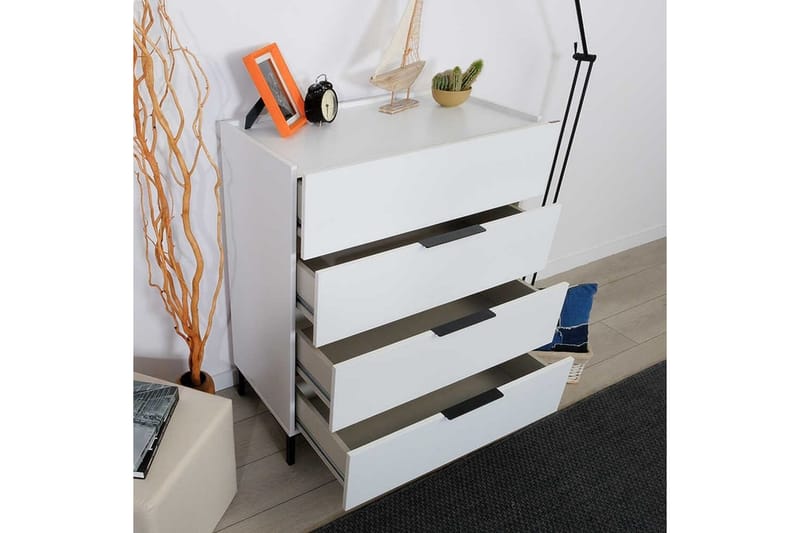 Matul Kommode 80 cm - Hvit - Oppbevaring - Oppbevaringsmøbler - Kommode