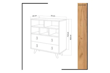 Mod Design Kommode Lærinnredning - Oppbevaring - Oppbevaringsmøbler - Kommode
