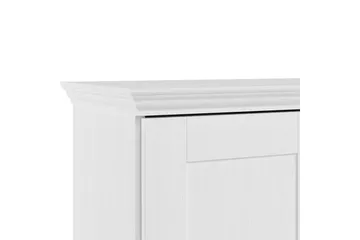 Kommode Motala 75x35x110 cm, Hvit - 75x35x110 cm, Hvit - Oppbevaring - Oppbevaringsmøbler - Kommode