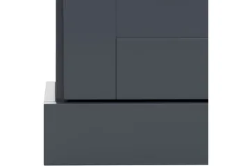 Kommode Motala 75x35x80 cm, Antrasitt/Eik - 75x35x80 cm, Antrasitt/Eik - Oppbevaring - Oppbevaringsmøbler - Kommode