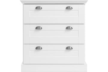 Kommode Motala 75x35x80 cm, Hvit - 75x35x80 cm, Hvit - Oppbevaring - Oppbevaringsmøbler - Kommode
