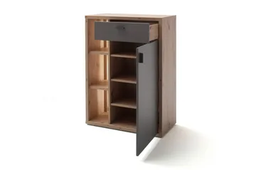 Nacimento Kommode 37x76 cm - Grå/Natur - Oppbevaring - Oppbevaringsmøbler - Kommode