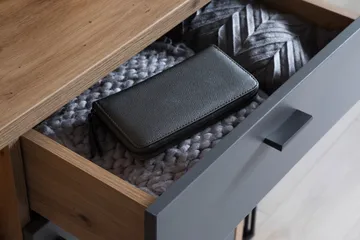 Nacimento Kommode 37x76 cm - Grå/Natur - Oppbevaring - Oppbevaringsmøbler - Kommode