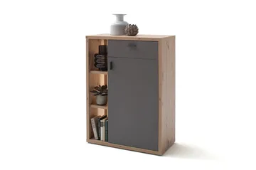 Nacimento Kommode 37x76 cm - Grå/Natur - Oppbevaring - Oppbevaringsmøbler - Kommode