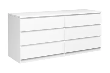 Naia Kommode 154 cm - Hvit/Høyglans - Oppbevaring - Oppbevaringsmøbler - Kommode