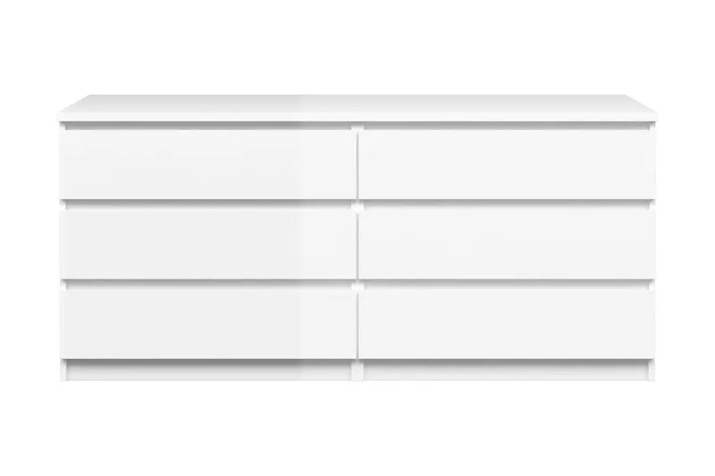 Naia Kommode 154 cm - Hvit/Høyglans - Oppbevaring - Oppbevaringsmøbler - Kommode