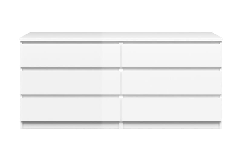 Naia Kommode 154 cm - Hvit/Høyglans - Oppbevaring - Oppbevaringsmøbler - Kommode