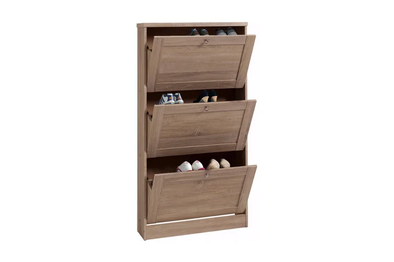 Naveen Skoskap 70x130 cm - Brun - Oppbevaring - Oppbevaringsmøbler - Kommode