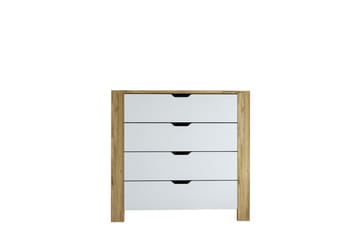 Nordhs Kommode 90 cm - Lys brun/Hvit - Oppbevaring - Oppbevaringsmøbler - Kommode