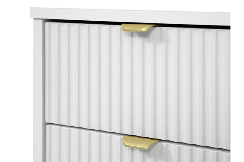 Novaj Høy kommode 80x40x75 cm i tre med oppbevaringsskuffer - Beige - Oppbevaring - Skap - Oppbevaringsskap