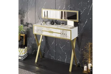 Ocotla Kommode 90x32 cm Skuff - Hvit - Møbler - Bord - Sminkebord & toalettbord - Sminkebord med speil