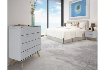 Olivet Kommode 80x39 cm - Grå - Oppbevaring - Oppbevaringsmøbler - Kommode