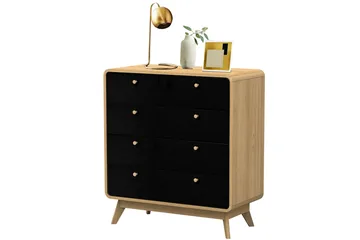 Olivet Kommode 80x39 cm - Natur/Svart - Oppbevaring - Oppbevaringsmøbler - Kommode