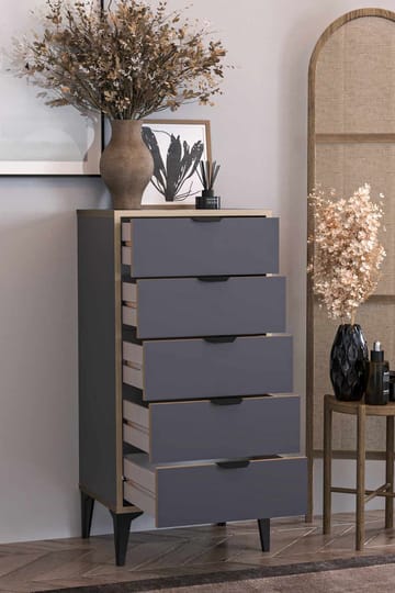 Olyros kommode 105 cm - Antrasitt - Oppbevaring - Oppbevaringsmøbler - Kommode