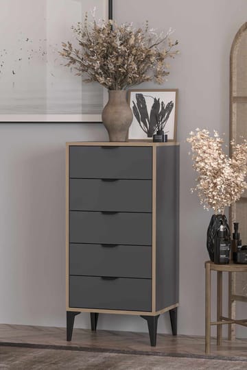 Olyros kommode 105 cm - Antrasitt - Oppbevaring - Oppbevaringsmøbler - Kommode