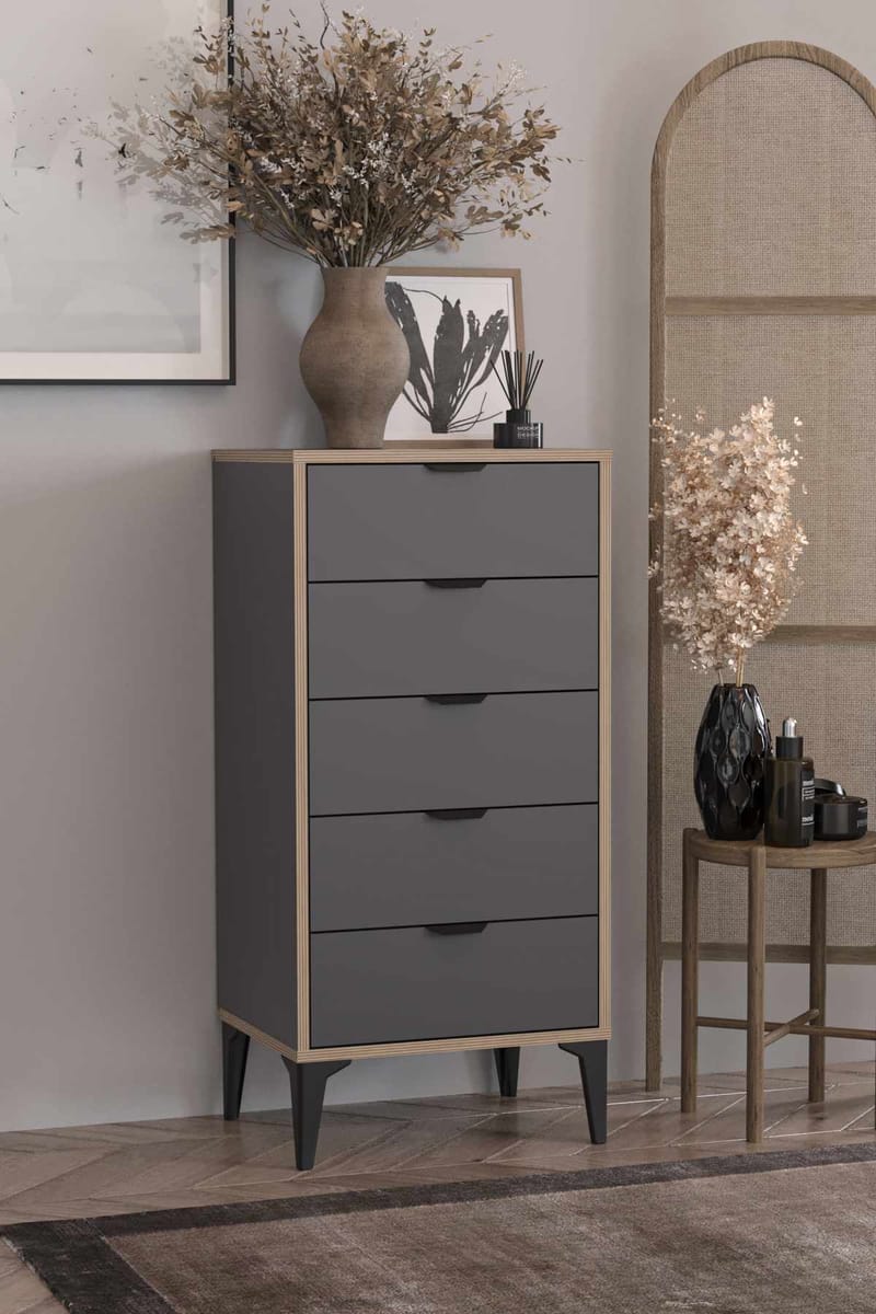 Olyros kommode 105 cm - Antrasitt - Oppbevaring - Oppbevaringsmøbler - Kommode