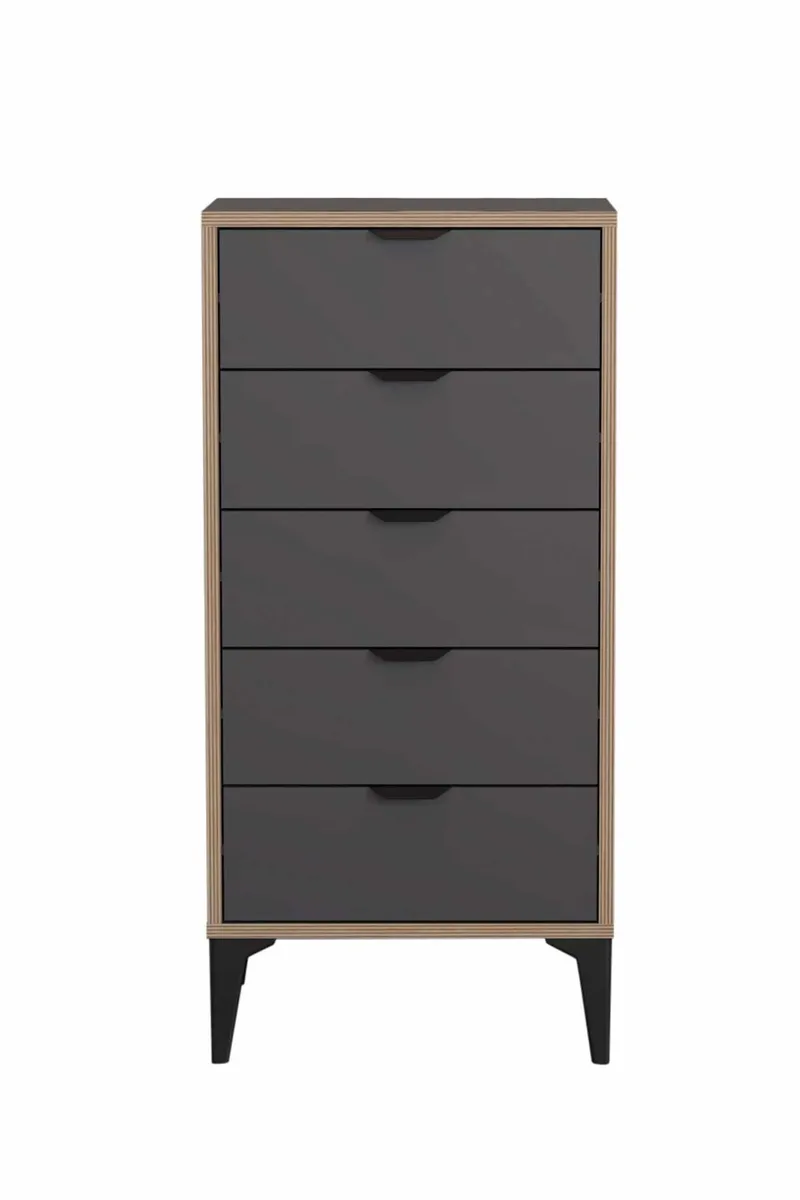 Olyros kommode 105 cm, Antrasitt