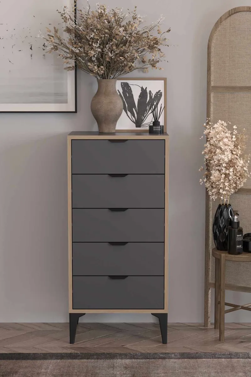 Olyros kommode 105 cm - Antrasitt - Oppbevaring - Oppbevaringsmøbler - Kommode