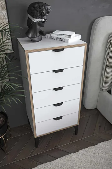 Olyros kommode 105 cm - Hvit - Oppbevaring - Oppbevaringsmøbler - Kommode