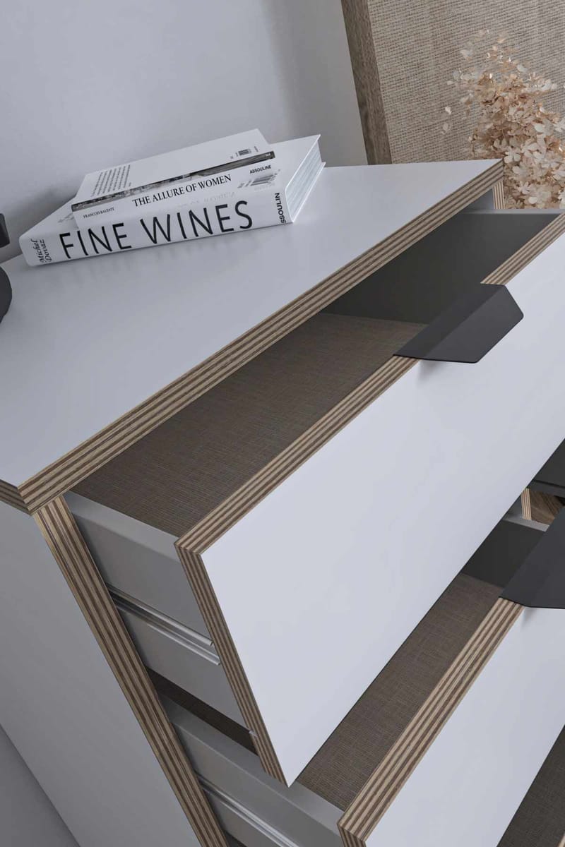 Olyros kommode 105 cm - Hvit - Oppbevaring - Oppbevaringsmøbler - Kommode