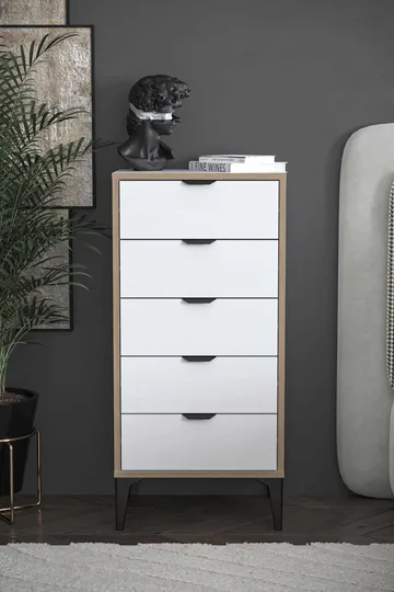 Olyros kommode 105 cm - Hvit - Oppbevaring - Oppbevaringsmøbler - Kommode