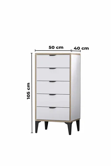 Olyros kommode 105 cm - Hvit - Oppbevaring - Oppbevaringsmøbler - Kommode