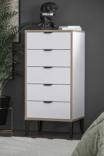 Olyros kommode 105 cm - Hvit - Oppbevaring - Oppbevaringsmøbler - Kommode