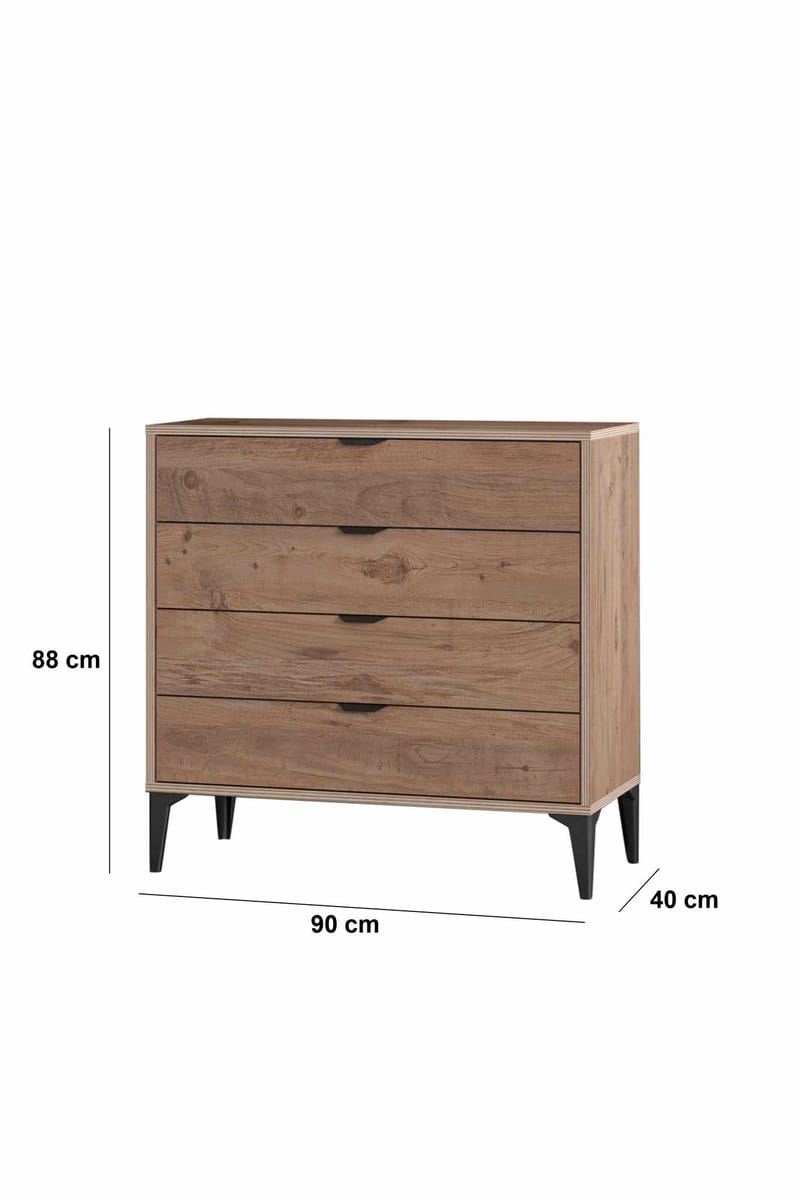 Olyros kommode 90 cm - Atlas Furu - Oppbevaring - Oppbevaringsmøbler - Kommode