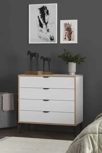 Olyros kommode 90 cm - Hvit - Oppbevaring - Oppbevaringsmøbler - Kommode