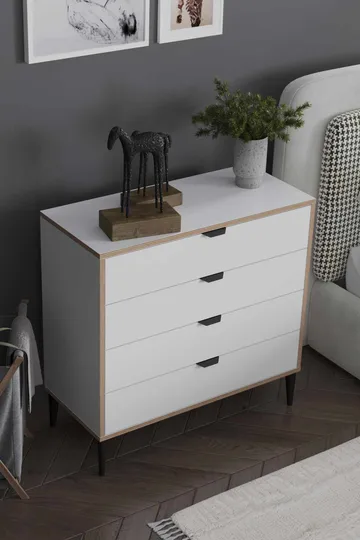 Olyros kommode 90 cm - Hvit - Oppbevaring - Oppbevaringsmøbler - Kommode