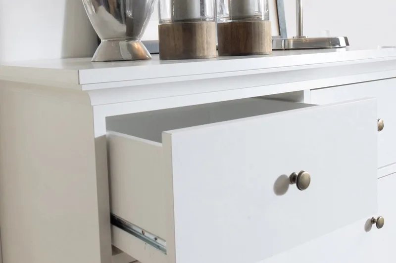 Paris Kommode 140 cm Høy - Hvit - Oppbevaring - Oppbevaringsmøbler - Kommode