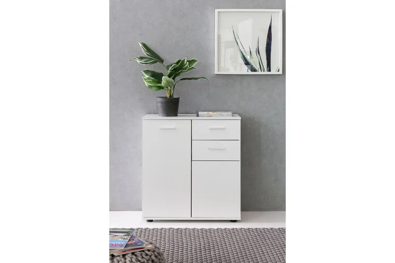 Pinuelas Kommode 71x36 cm - Hvit - Oppbevaring - Oppbevaringsmøbler - Kommode - Entrekommode