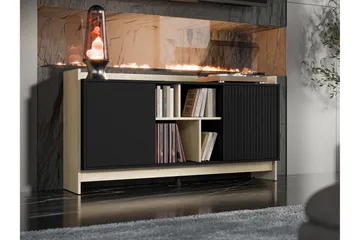 Polina Kommode 150 cm - Brun / Svart - Oppbevaring - Oppbevaringsmøbler - Kommode