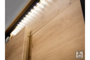 Quant Kommode 41x130 cm - Eik/Svart - Oppbevaring - Oppbevaringsmøbler - Kommode