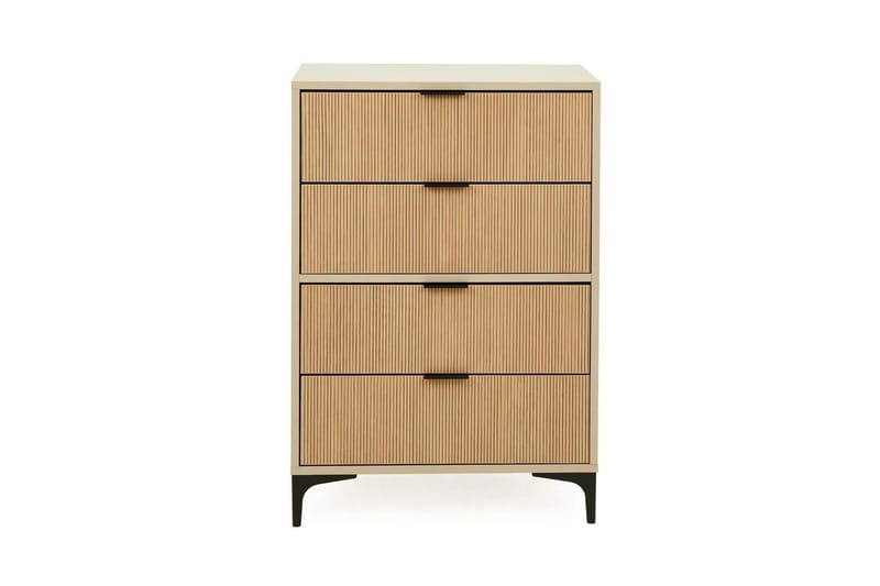 Ranko Kommode 70 cm - Sand/Mellomfarget tre - Oppbevaring - Oppbevaringsmøbler - Kommode
