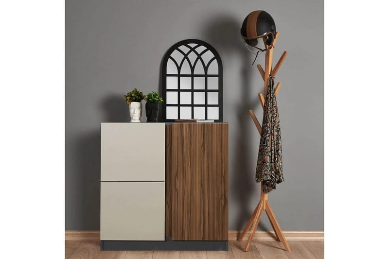 Ranko Kommode 90 cm - Sjokoladebrun/Antrasitt - Oppbevaring - Oppbevaringsmøbler - Kommode