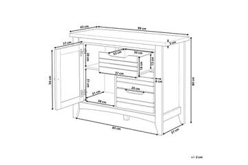 Ratulowski Kommode - Tre/Natur - Oppbevaring - Oppbevaringsmøbler - Kommode